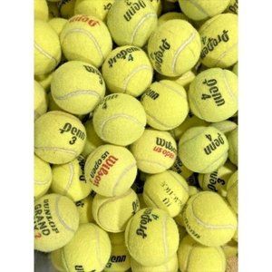 12 USED VERY GOOD TENNIS BALLS - Clean - Make Great Dog Toys and Dogs Love Them!